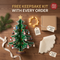 The Adventree™ Wooden Advent Tree (24 Ornaments)